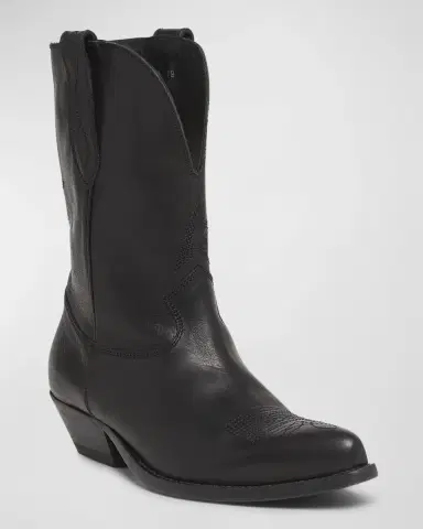 Golden Goose Wish Star Leather Cowboy Boots | Thumbnail 2