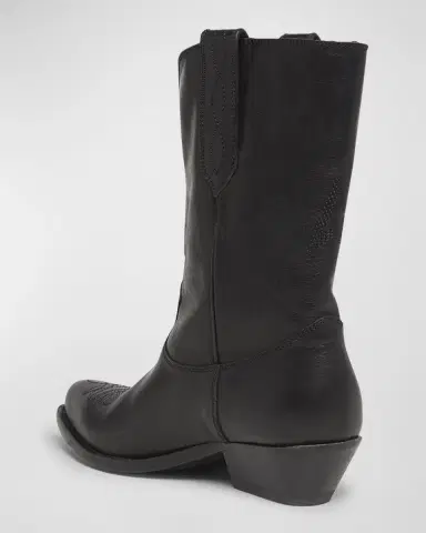 Golden Goose Wish Star Leather Cowboy Boots | Thumbnail 3