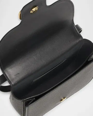 Ferragamo Double Gancio Flap Leather Crossbody Bag | Thumbnail 4 Ferragamo Double Gancio Flap Leather Crossbody Bag | Thumbnail 4