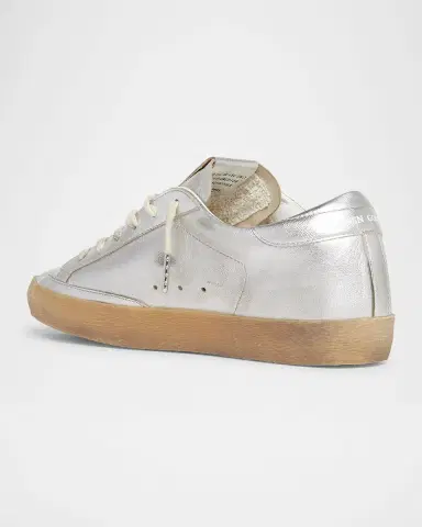Golden Goose Superstar Metallic Leather Low-Top Sneakers | Thumbnail 4 Golden Goose Superstar Metallic Leather Low-Top Sneakers | Thumbnail 4
