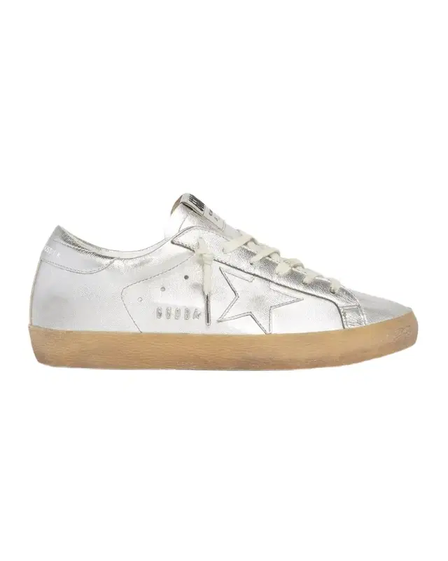 Superstar Metallic Leather Low-Top Sneakers