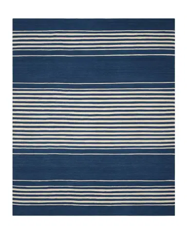 Ralph Lauren Home Bluff Point Stripe Hand-Woven Rug | Thumbnail 1