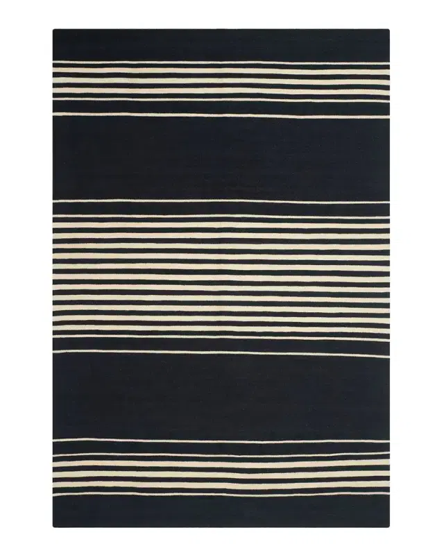 Ralph Lauren Home Bluff Point Stripe Hand-Woven Rug
