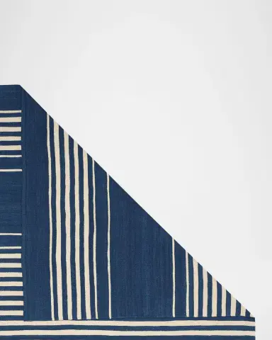 Ralph Lauren Home Bluff Point Stripe Hand-Woven Rug | Thumbnail 2 Ralph Lauren Home Bluff Point Stripe Hand-Woven Rug | Thumbnail 2