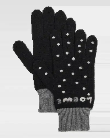 Loewe Wool-Blend Logo Woven Gloves | Thumbnail 2 Loewe Wool-Blend Logo Woven Gloves | Thumbnail 2