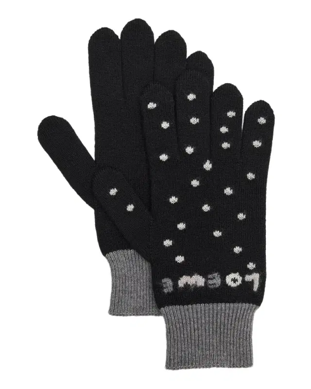 Wool-Blend Logo Woven Gloves Wool-Blend Logo Woven Gloves