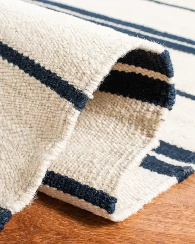Ralph Lauren Home Brett Stripe Flat-Weave Rug | Thumbnail 4