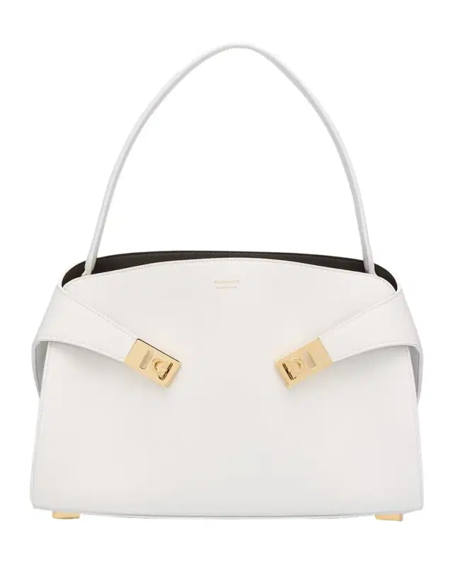 Small Hug Leather Shoulder Bag