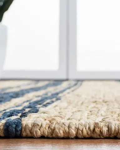 Ralph Lauren Home Cliff Stripe Hand-Knotted Rug | Thumbnail 4 Ralph Lauren Home Cliff Stripe Hand-Knotted Rug | Thumbnail 4