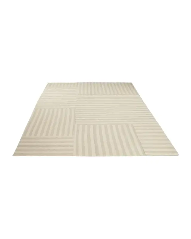 Celeste Stripe Patch Hand-Woven Rug