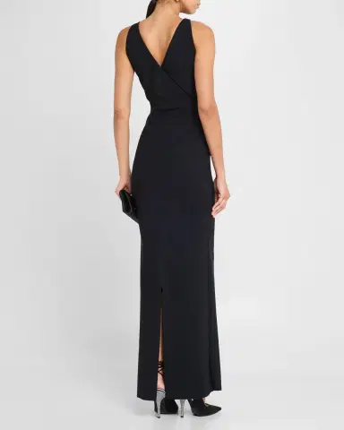 Chiara Boni La Petite Robe Iwoo Sleeveless Jersey Column Gown | Thumbnail 3