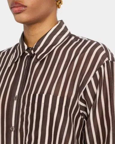 TWP Joey Striped Cotton-Silk Shirt | Thumbnail 4 TWP Joey Striped Cotton-Silk Shirt | Thumbnail 4