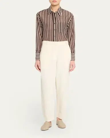 TWP Joey Striped Cotton-Silk Shirt | Thumbnail 6 TWP Joey Striped Cotton-Silk Shirt | Thumbnail 6