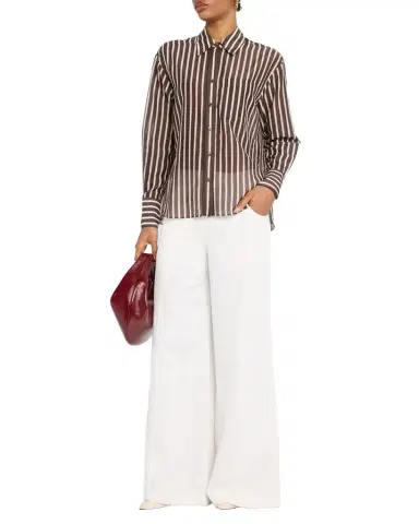 TWP Joey Striped Cotton-Silk Shirt | Thumbnail 1 TWP Joey Striped Cotton-Silk Shirt | Thumbnail 1