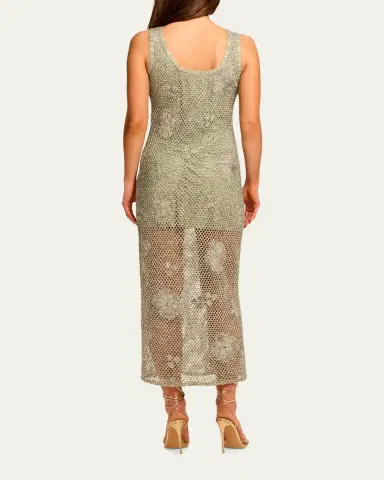 Ramy Brook Liliana Embroidered Crochet Midi Dress | Thumbnail 3 Ramy Brook Liliana Embroidered Crochet Midi Dress | Thumbnail 3