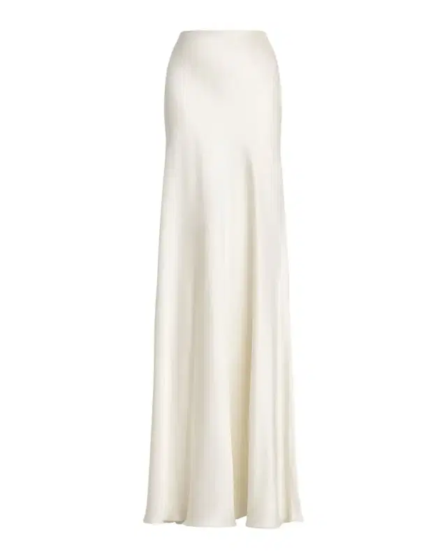 Masina Stretch Satin Skirt