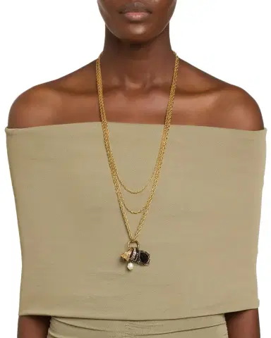 Chloé The Antique Faux Pearl Necklace | Thumbnail 1 Chloé The Antique Faux Pearl Necklace | Thumbnail 1
