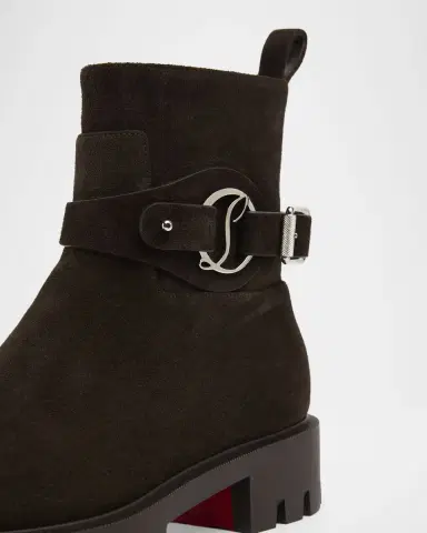 Christian Louboutin Dianouchette Suede Ankle Boots | Thumbnail 3 Christian Louboutin Dianouchette Suede Ankle Boots | Thumbnail 3