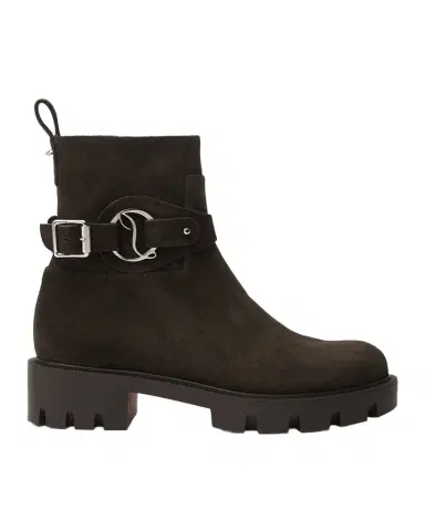 Christian Louboutin Dianouchette Suede Ankle Boots | Thumbnail 1 Christian Louboutin Dianouchette Suede Ankle Boots | Thumbnail 1