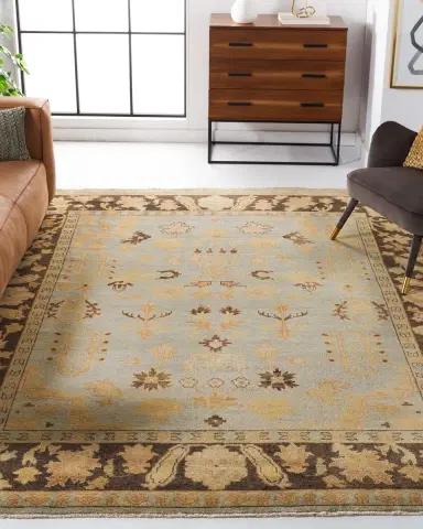 Safavieh Hoffman Hand-Knotted Oushak Rug | Thumbnail 6