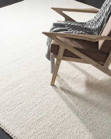Lauren Ralph Lauren Carisbrooke Cream Hand-Woven Rug, 3 ' x 5 ' | Thumbnail 1 Lauren Ralph Lauren Carisbrooke Cream Hand-Woven Rug, 3 ' x 5 ' | Thumbnail 1