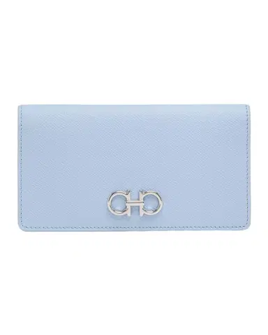 Ferragamo Gancini Hammered Leather Continental Wallet | Thumbnail 1 Ferragamo Gancini Hammered Leather Continental Wallet | Thumbnail 1