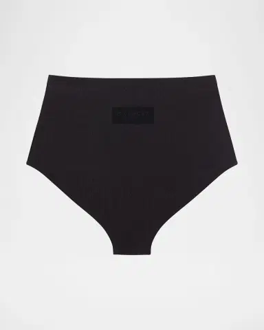 Givenchy High-Rise Wool-Viscose Brief Panties | Thumbnail 4