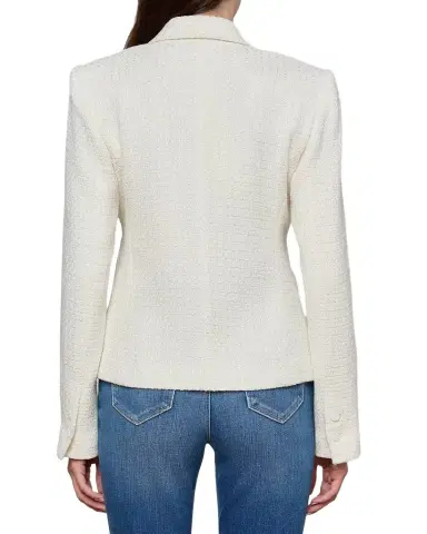 L'AGENCE Jennah Single-Breasted Tweed Blazer | Thumbnail 1