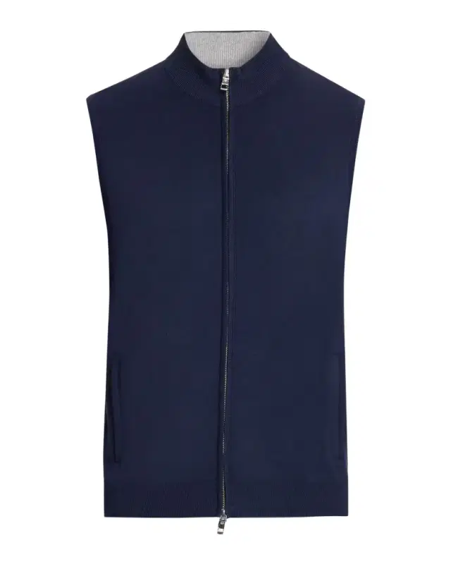 Men 's Coolspun Lite Full-Zip weater Vest