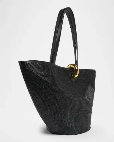 Jacquemus Le Bambola Angular Woven Tote Bag | Thumbnail 3 Jacquemus Le Bambola Angular Woven Tote Bag | Thumbnail 3
