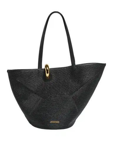 Jacquemus Le Bambola Angular Woven Tote Bag | Thumbnail 1 Jacquemus Le Bambola Angular Woven Tote Bag | Thumbnail 1