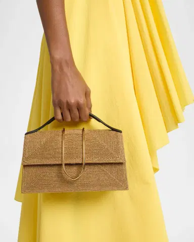 Jacquemus Le Grand Bambino Woven Top-Handle Bag | Thumbnail 2 Jacquemus Le Grand Bambino Woven Top-Handle Bag | Thumbnail 2