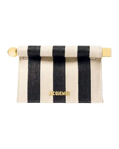 Jacquemus La Petite Pochette Rond Carre Raffia Clutch | Thumbnail 1 Jacquemus La Petite Pochette Rond Carre Raffia Clutch | Thumbnail 1