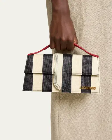 Jacquemus Le Grand Bambino Striped Top-Handle Bag | Thumbnail 2 Jacquemus Le Grand Bambino Striped Top-Handle Bag | Thumbnail 2