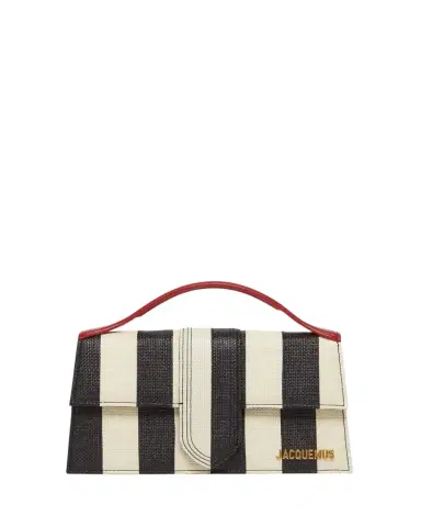 Jacquemus Le Grand Bambino Striped Top-Handle Bag | Thumbnail 1 Jacquemus Le Grand Bambino Striped Top-Handle Bag | Thumbnail 1
