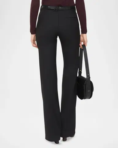 Burberry Tessa Wool-Twill Bootcut Pants | Thumbnail 3