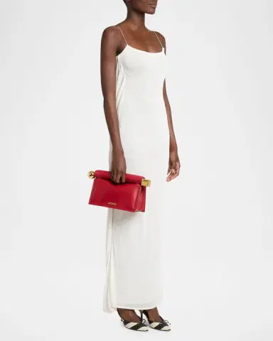 Jacquemus Rond Carre Leather Clutch | Thumbnail 5 Jacquemus Rond Carre Leather Clutch | Thumbnail 5
