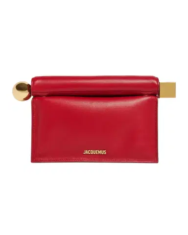 Jacquemus Rond Carre Leather Clutch | Thumbnail 1 Jacquemus Rond Carre Leather Clutch | Thumbnail 1