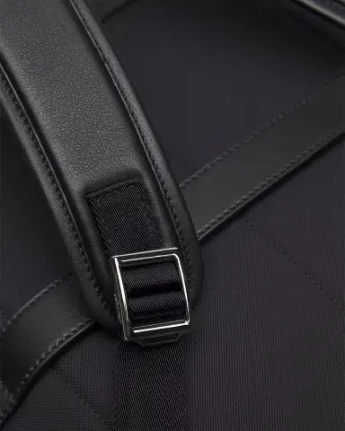 Brioni Men's Leather-Trim Suede Backpack | Thumbnail 7 Brioni Men's Leather-Trim Suede Backpack | Thumbnail 7