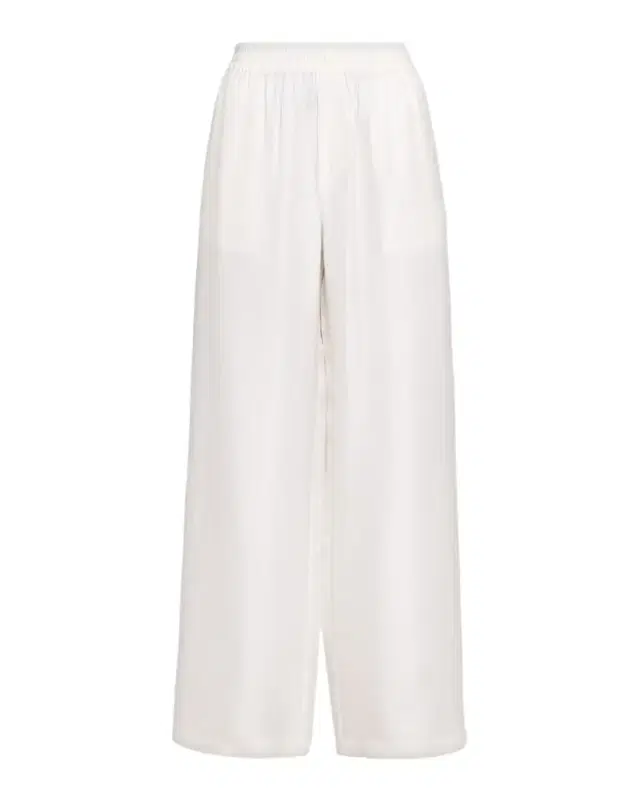 Lisa Yang Silk Twill Wide-Leg Trousers