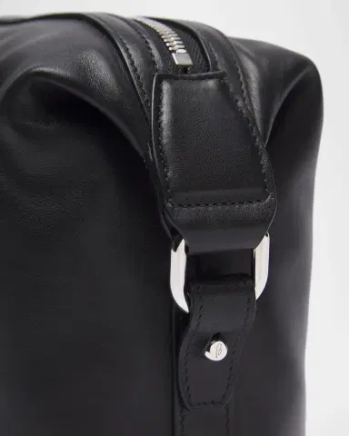 Brioni Men's The Pouch Leather Wristlet Bag | Thumbnail 5