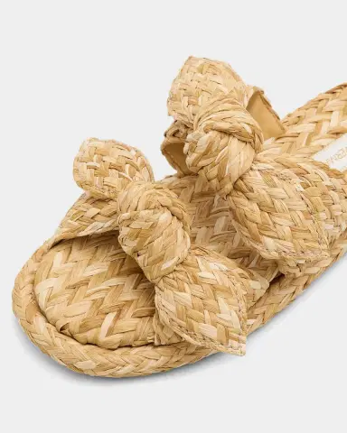Zimmermann Carousel Raffia Slide Sandals | Thumbnail 3 Zimmermann Carousel Raffia Slide Sandals | Thumbnail 3