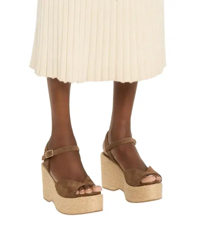 85mm Doina Suede Platform Sandals