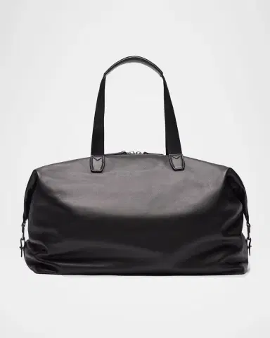 Brioni Men's Nappa Leather Duffle Bag | Thumbnail 3 Brioni Men's Nappa Leather Duffle Bag | Thumbnail 3