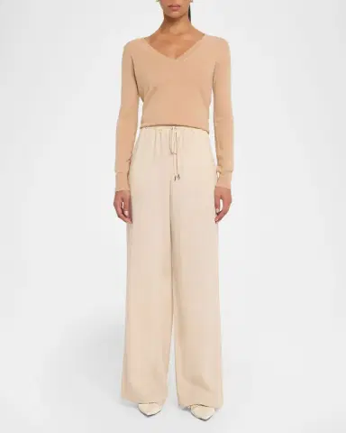 Lafayette 148 New York Penn Wool-Silk Twill Pants | Thumbnail 2 Lafayette 148 New York Penn Wool-Silk Twill Pants | Thumbnail 2