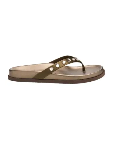 Pedro Garcia Devika Embellished Satin Thong Sandals | Thumbnail 1
