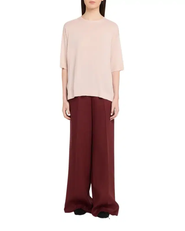 Lafayette 148 New York Drop-Shoulder Merino Wool Knit Sweater