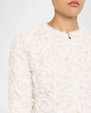 Lafayette 148 New York Ruffle Zip-Front Jacket | Thumbnail 5 Lafayette 148 New York Ruffle Zip-Front Jacket | Thumbnail 5