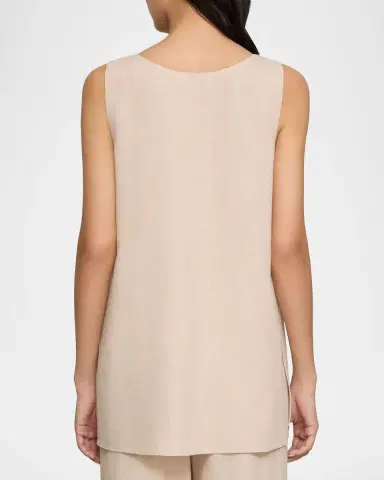 Lafayette 148 New York Scoop-Neck Wool-Silk Tank | Thumbnail 2 Lafayette 148 New York Scoop-Neck Wool-Silk Tank | Thumbnail 2