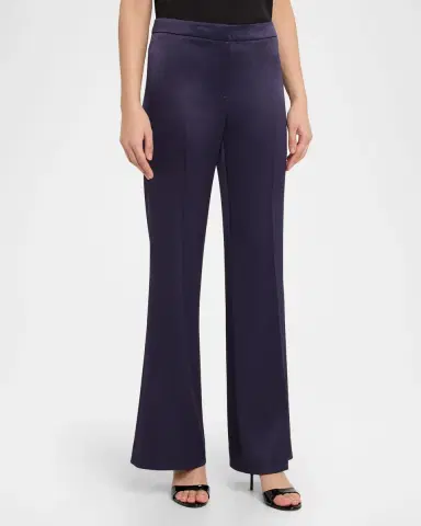 Ungaro Kyra Flare-Leg Satin Pants | Thumbnail 3